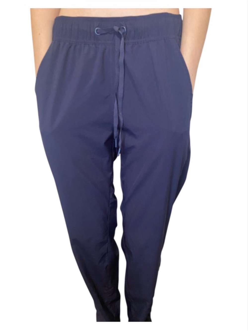 Hurley Navy Drawstring Joggers size small athleisure 90s y2k